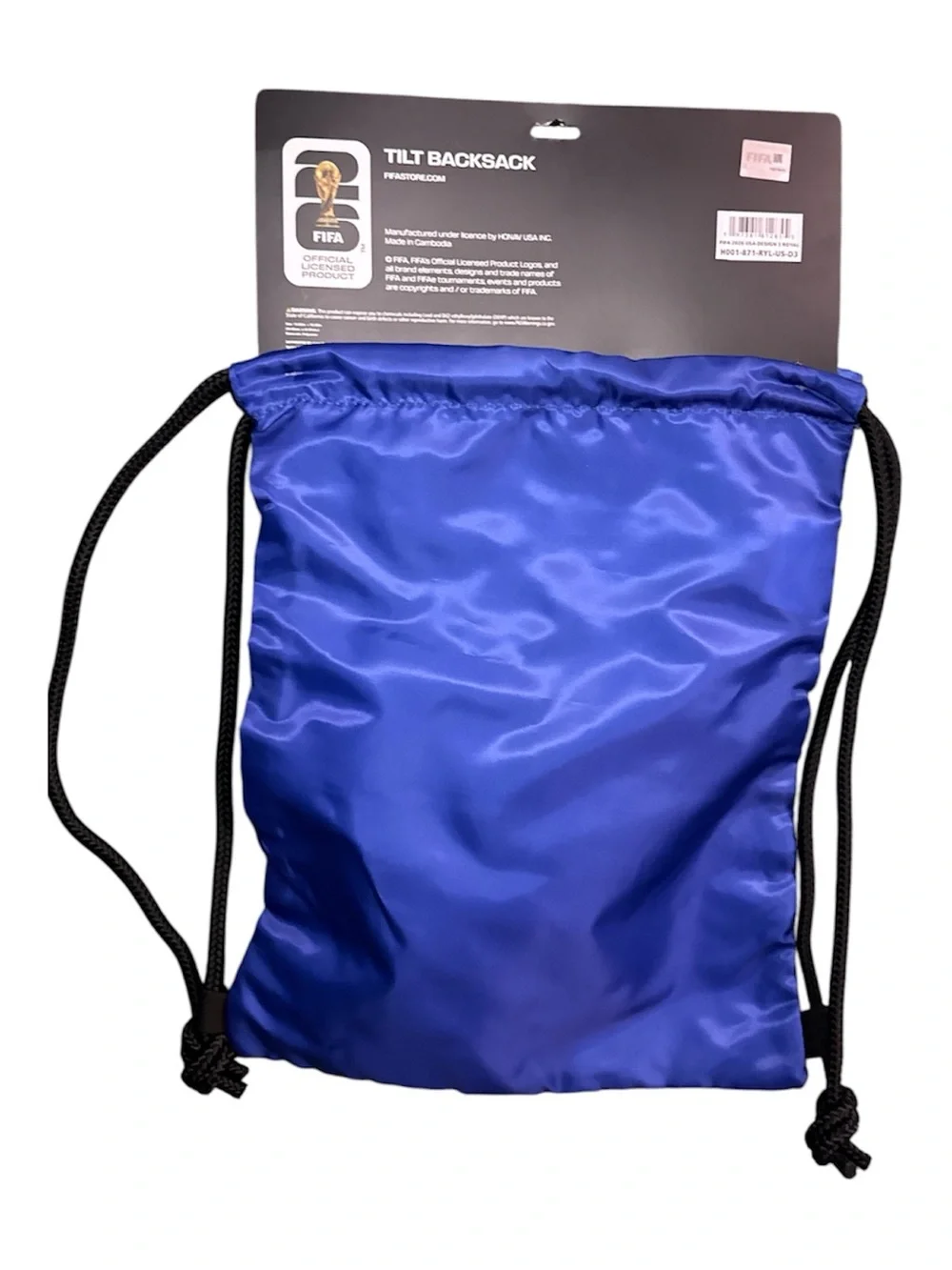 NEW! FIFA World Cup 2026 USA Design Drawstring Backpack Official Licensed